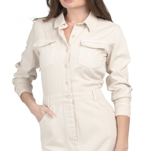 YOUNG FABULOUS & BROKE Sea Salt Benson Utility Maxi Dress - Picture 5 of 5